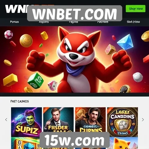 Variedade de jogos disponíveis no WNBET.COM